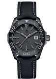 Tag Heuer Aquaracer 300 Swiss Limited Edition Black Dial Black Nylon Strap Watch for Men - WAY218B.FC6364