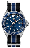 Tag Heuer Formula 1 Quartz Blue Dial Two Tone NATO Strap Watch for Men - WAZ1010.FC8197