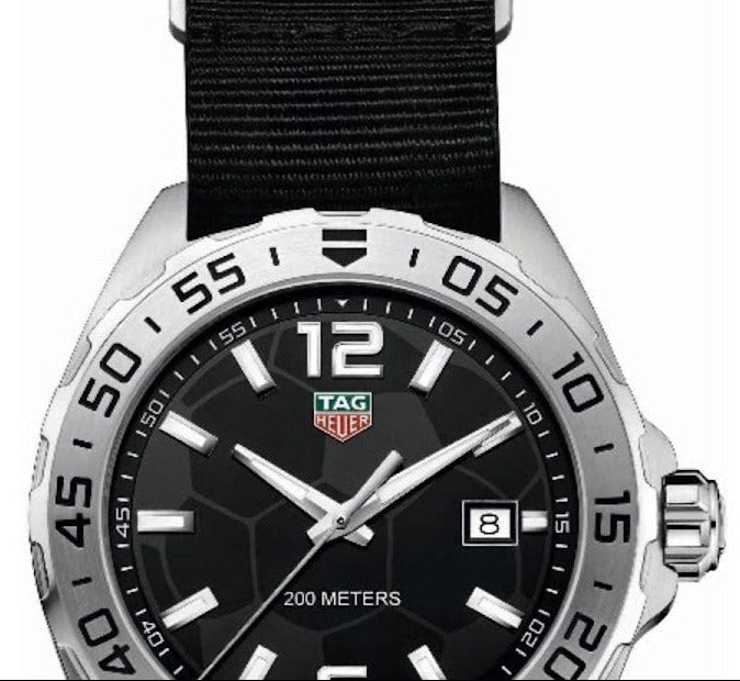 Tag Heuer Formula 1 Quartz Black Dial Black NATO Strap Watch for Men - WAZ1015.FC8198