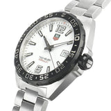Tag Heuer Formula 1 White Dial Silver Steel Strap Watch for Men - WAZ1111.BA0875