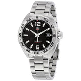 Tag Heuer Formula 1 Black Dial Silver Steel Strap Watch for Men - WAZ1112.BA0875