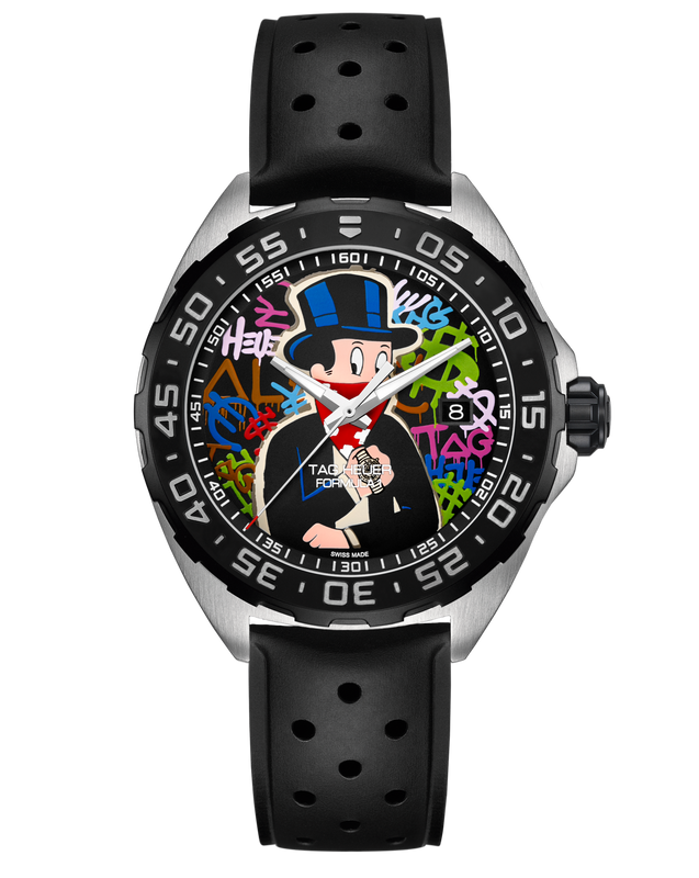 Tag Heuer Formula 1 Alec Monopoly Black Dial Watch for Men - WAZ1117.FT8023