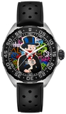 Tag Heuer Formula 1 Alec Monopoly Special Edition Black Rubber Strap Watch for Men - WAZ1117.FT8023