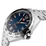 Tag Heuer Formula 1 Blue Dial Silver Steel Strap Watch for Men - WAZ1118.BA0875