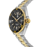 Tag Heuer Formula 1 Quartz Black Dial Two Tone Steel Strap Watch for Men - WAZ1121.BB0879