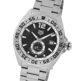 Tag Heuer Formula 1 Automatic Black Dial Silver Steel Strap Watch for Men - WAZ2012.BA0842
