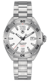 Tag Heuer Formula 1 Calibre 5 Automatic White Dial Silver Steel Strap Watch for Men - WAZ2114.BA0875
