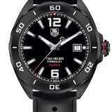 Tag Heuer Formula 1 Automatic Black Dial Black Rubber Strap Watch for Men - WAZ2115.FT8023