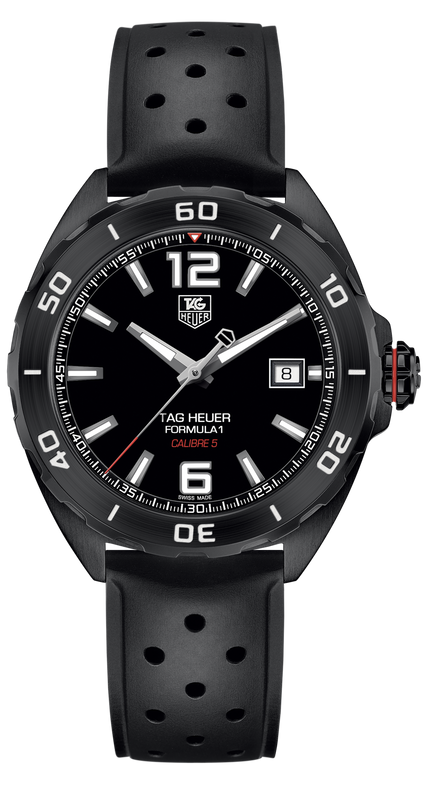 Tag Heuer Formula 1 Black Dial Strap Watch for Men - WAZ2115.FT8023