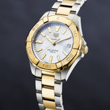 Tag Heuer Aquaracer Mother of Pearl Dial Two Tone Steel Strap Watch for Women - WBD1320.BB0320