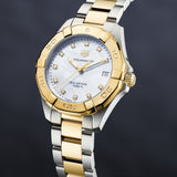 Tag Heuer Aquaracer White Mother of Pearl Dial Watch for Women - WBD1322.BB0320