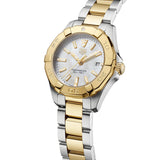 Tag Heuer Aquaracer Mother of Pearl Dial Two Tone Steel Strap Watch for Men - WBD1420.BB0321