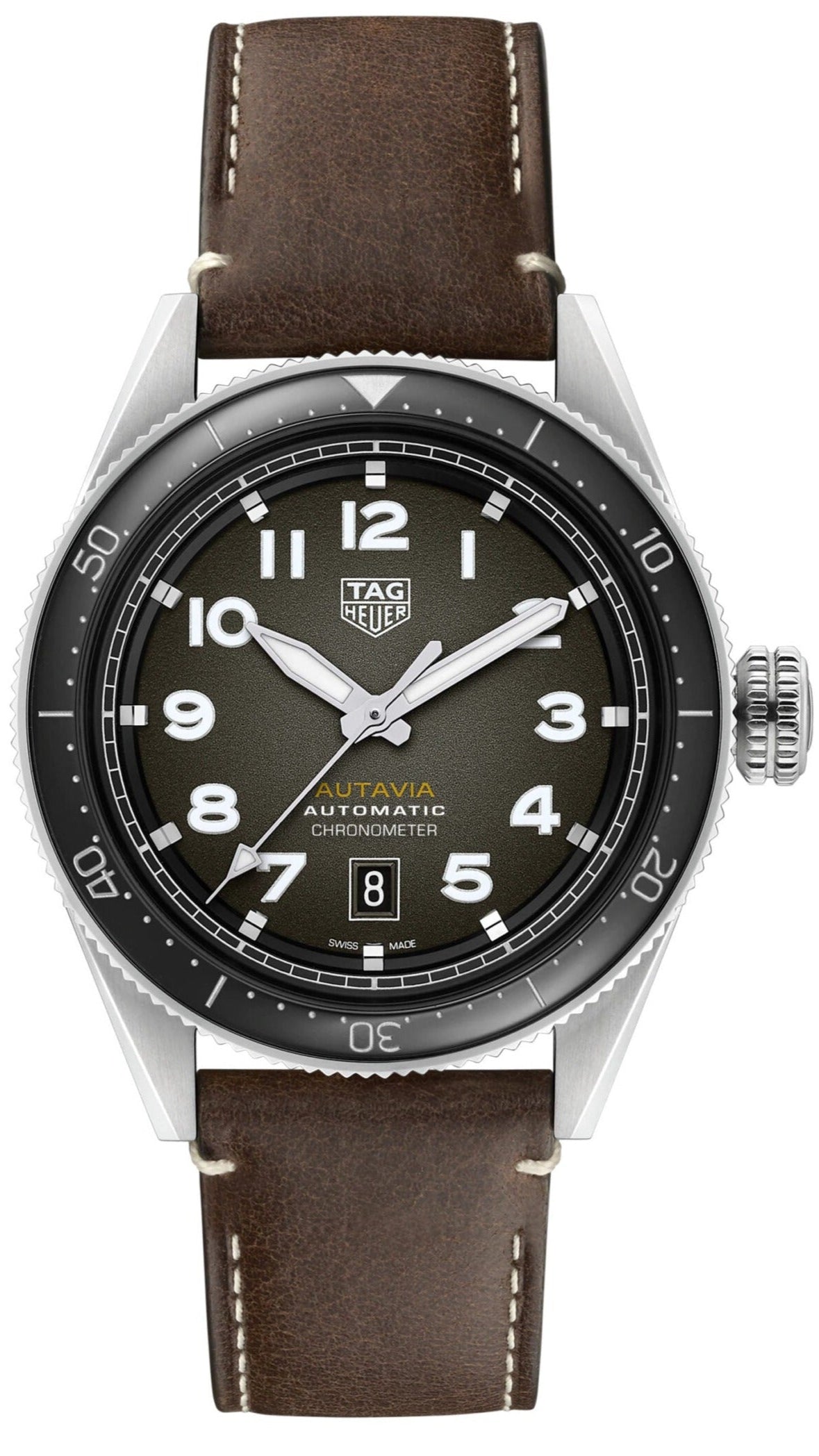 Tag Heuer Autavia Automatic Grey Dial Watch for Men - WBE5114.FC8266