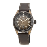 Tag Heuer Autavia Brown Dial Brown Leather Strap Watch for Men - WBE5191.FC8276