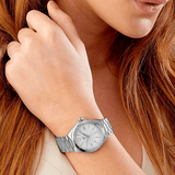 Tag Heuer Formula 1 Mother of Pearl White Dial Silver Steel Strap Watch for Women - WBJ1318.BA0666