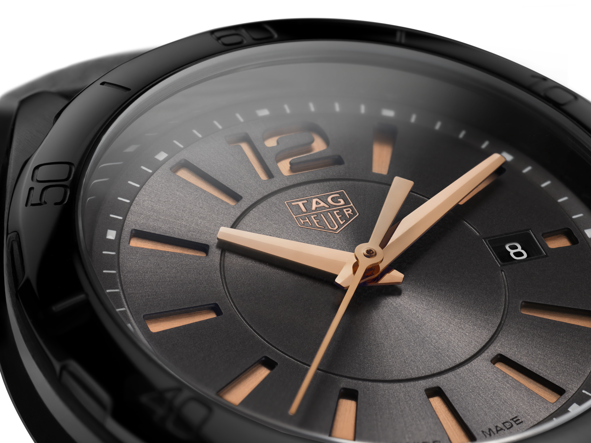 Tag Heuer Formula 1 Quartz Black Dial Black Leather Strap Watch for Women - WBJ1414.FC8234