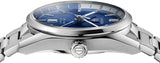 Tag Heuer Carrera Twin Time Blue Dial Silver Steel Strap Watch for Men - WBN201A.BA0640