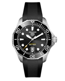 Tag Heuer Aquaracer Professional 300 Automatic Black Dial Black Rubber Strap Watch for Men - WBP201A.FT6197