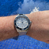 Tag Heuer Aquaracer Professional 300 Automatic Silver Dial Silver Steel Strap Watch for Men - WBP201C.BA0632