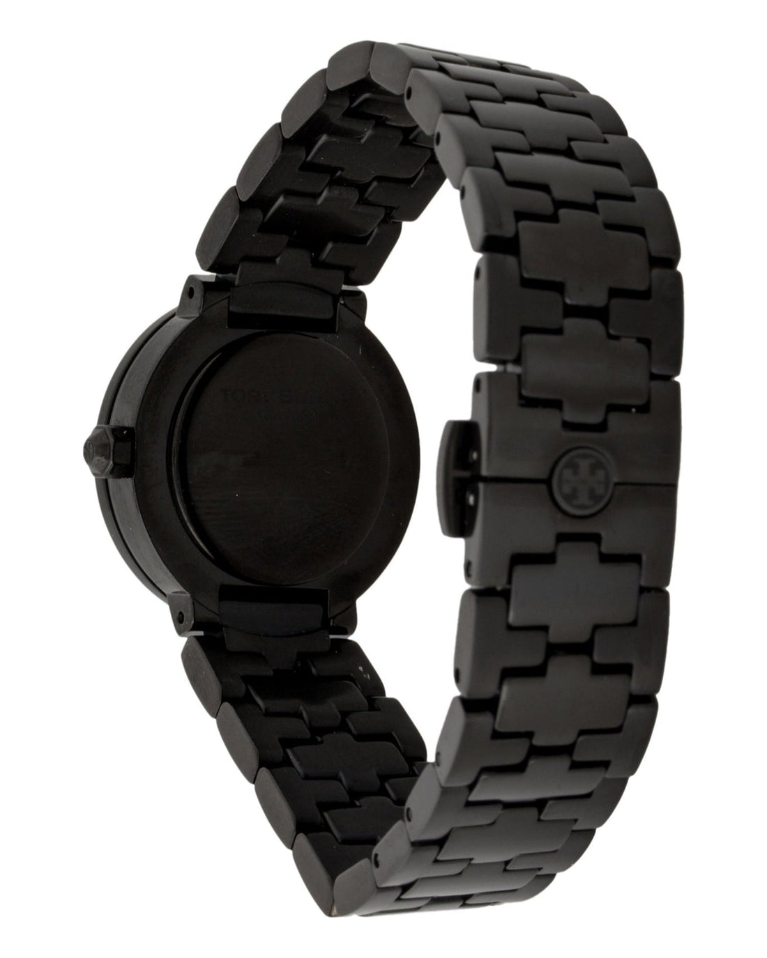 Tory Burch Reva Black Dial Black Steel Strap Watch for Women - TBW4038