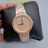 Michael Kors Gabbi Rose Gold Dial Rose Gold Steel Strap Watch For Women - MK3986