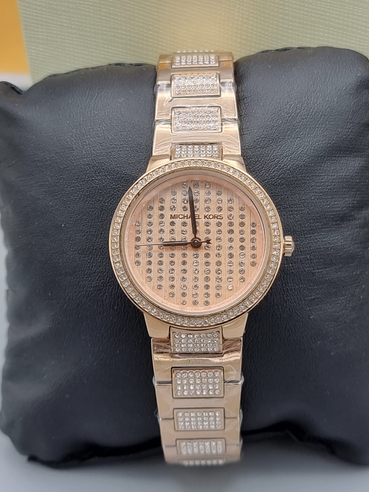Michael Kors Gabbi Rose Gold Dial Rose Gold Steel Strap Watch For Women - MK3986