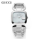 Gucci G-Class Mother of Pearl Dial Silver Steel Strap Watch For Women - YA125404