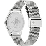Gucci G-Timeless Mother of Pearl Dial Silver Mesh Bracelet Watch For Women - YA1264040