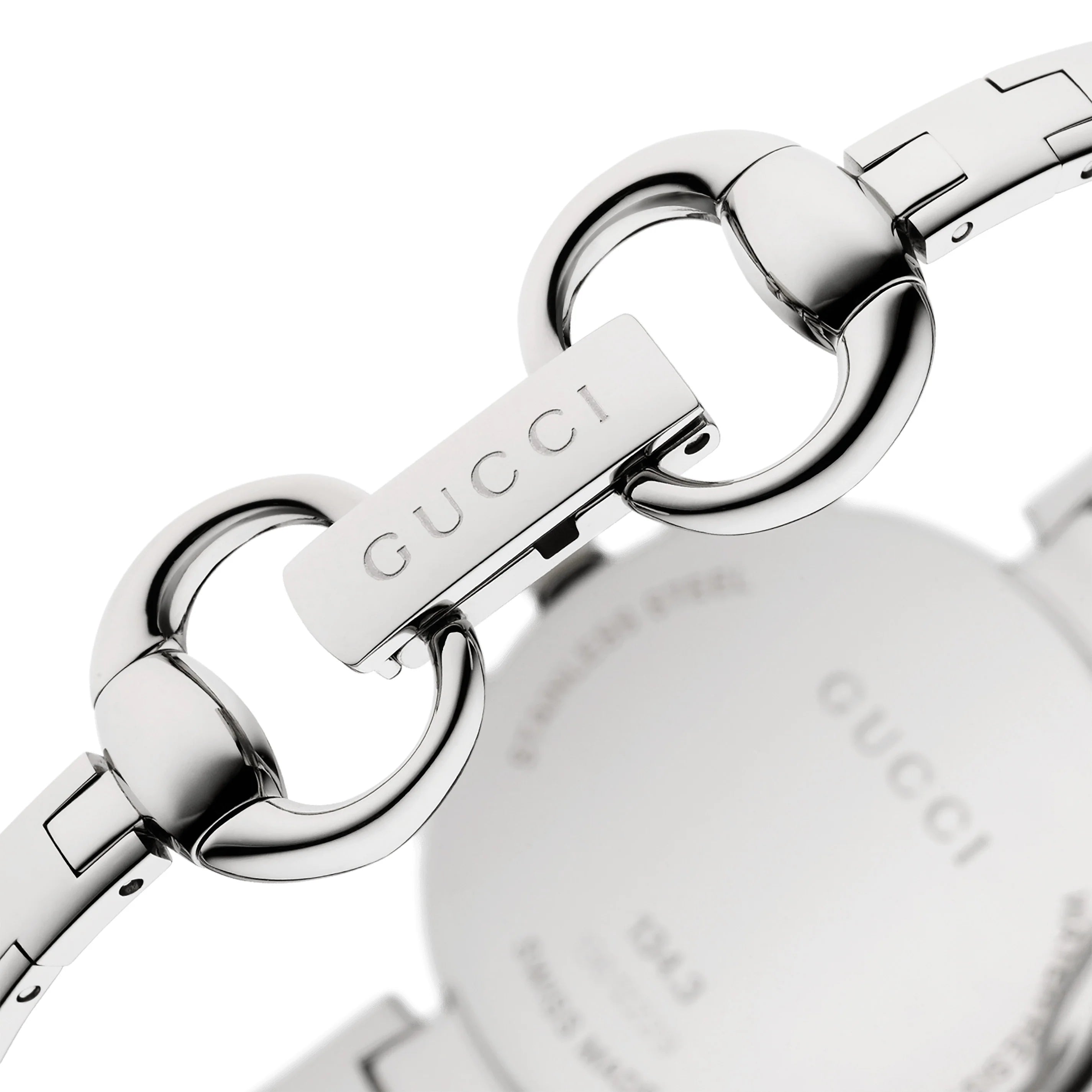 Gucci Guccissima Brown Dial Silver Steel Strap Watch For Women - YA134302