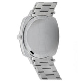 Gucci Grip Quartz Silver Dial Silver Steel Strap Watch For Men - YA157501
