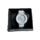 Marc Jacobs Rock White Dial White Silicone Strap Watch for Women - MBM2545