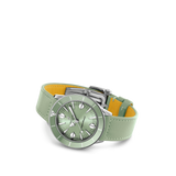 Breitling Superocean Heritage '57 Pastel Paradise Green Dial Green Leather Strap Watch for Women - A10340361L1X1