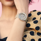 Breitling Superocean Heritage '57 Brown Dial Beige Leather Strap Watch for Women - A10340A41A1X1