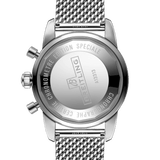 Breitling Superocean Heritage Chronograph 44 Green Dial Silver Mesh Bracelet Watch for Men - A13313121L1A1