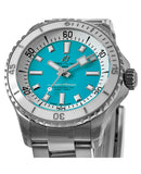 Breitling Superocean Automatic 36 Turquoise Dial Silver Steel Strap Watch for Men - A17377211C1A1