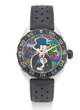 Tag Heuer Formula 1 Alec Monopoly Special Edition Black Rubber Strap Watch for Men - WAZ1117.FT8023
