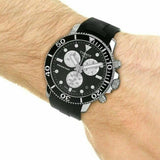 Tissot Seastar 1000 Chronograph Black Dial Black Rubber Strap Watch For Men - T120.417.17.051.00