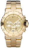 Michael Kors Dylan Gold Dial Gold Steel Strap Watch for Women - MK5313