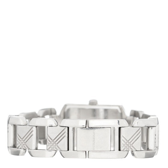 Burberry Signature Quartz Black Dial Silver Steel Strap Watch for Women - BU4210