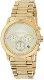 Michael Kors Cooper Gold Dial Gold Steel Strap Watch for Women - MK6274