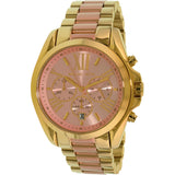 Michael Kors Bradshaw Gold Dial Two Tone Steel Strap Watch for Women - MK6359