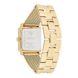 Guess White Dial Gold Mesh Bracelet Watch For Women - W0826L2
