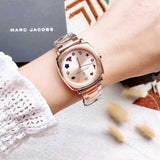 Marc Jacobs Mandy Rose Gold Dial Rose Gold Steel Strap Watch for Women - MJ3550