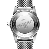 Breitling Superocean Heritage B20 Automatic 42 Black Dial Silver Mesh Bracelet Watch for Men - AB2010121B1A1