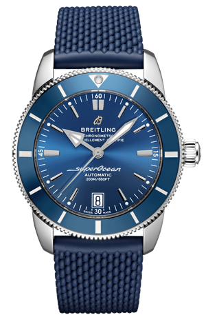 Breitling Superocean Heritage B20 Automatic 42 Blue Dial Blue Mesh Bracelet Watch for Men - AB2010161C1S1