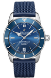 Breitling Superocean Heritage B20 Automatic 42 Blue Dial Blue Mesh Bracelet Watch for Men - AB2010161C1S1