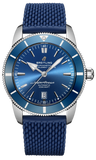 Breitling Superocean Heritage B20 Automatic 46 Blue Dial Blue Mesh Bracelet Watch for Men - AB2020161C1S1