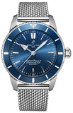 Breitling Superocean Heritage B20 Automatic 44 Blue Dial Silver Mesh Bracelet Watch for Men - AB2030161C1A1