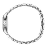 Gucci G Timeless Diamonds Mother of Pearl Dial Silver Steel Strap Watch For Women - YA126542