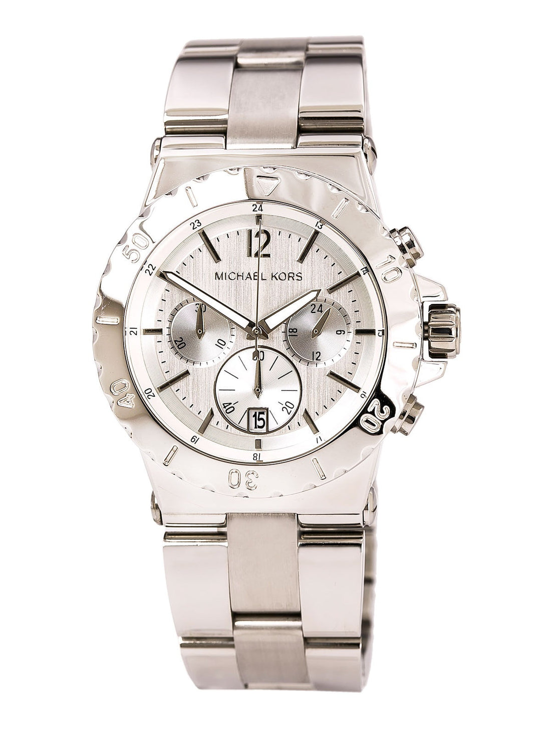 Michael Kors Dylan Silver Dial Silver Steel Strap Watch for Women - MK5312